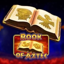 Book of Aztec slot logo by Amatic Industries at Casinia Casino